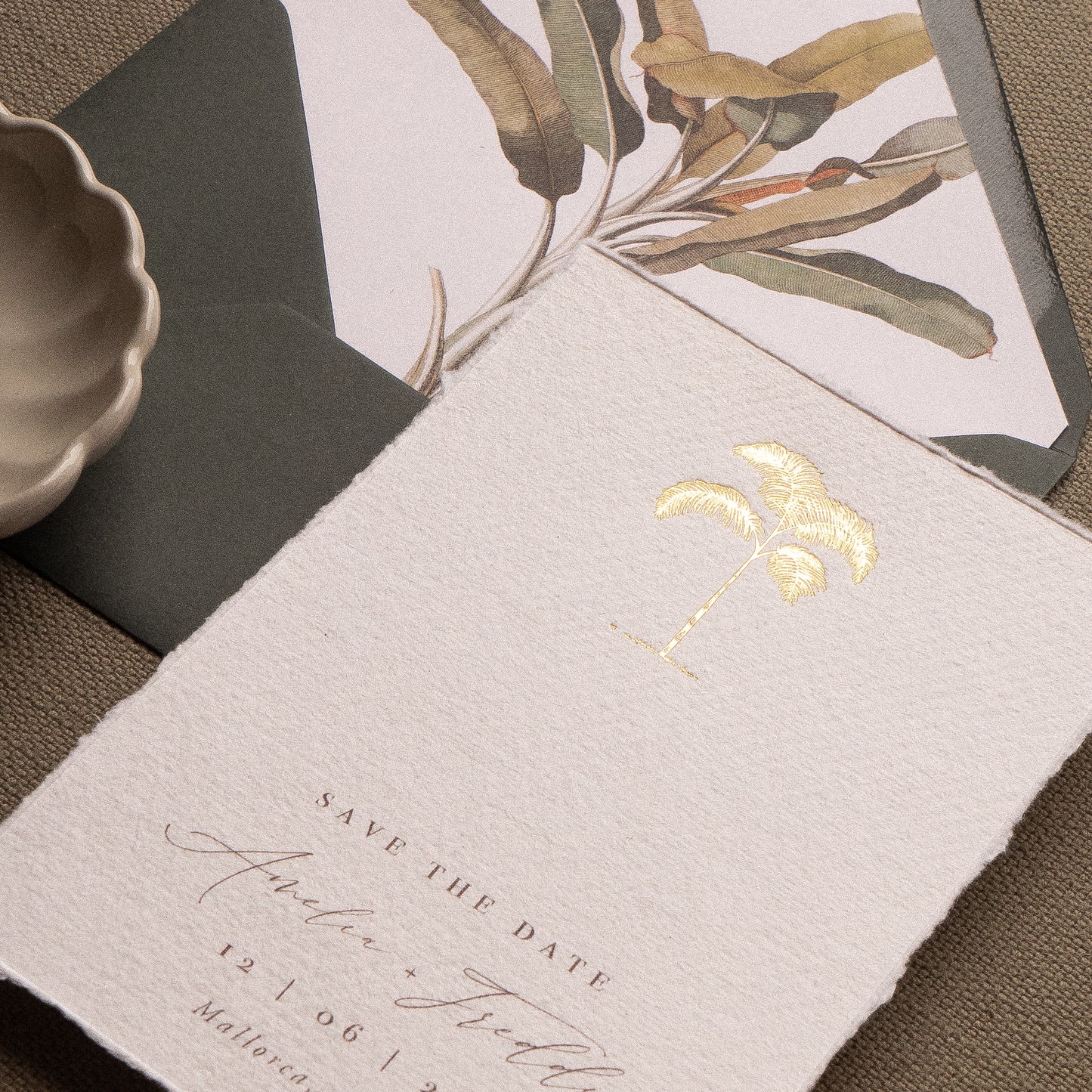 tropical save the dates