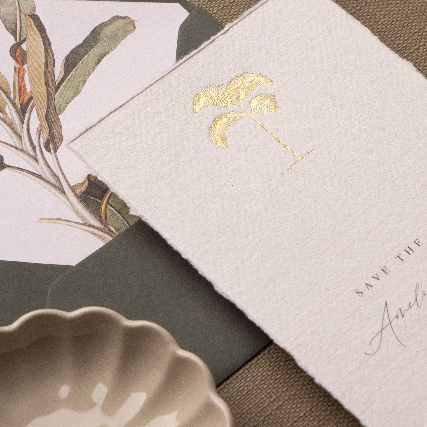 tropical save the dates