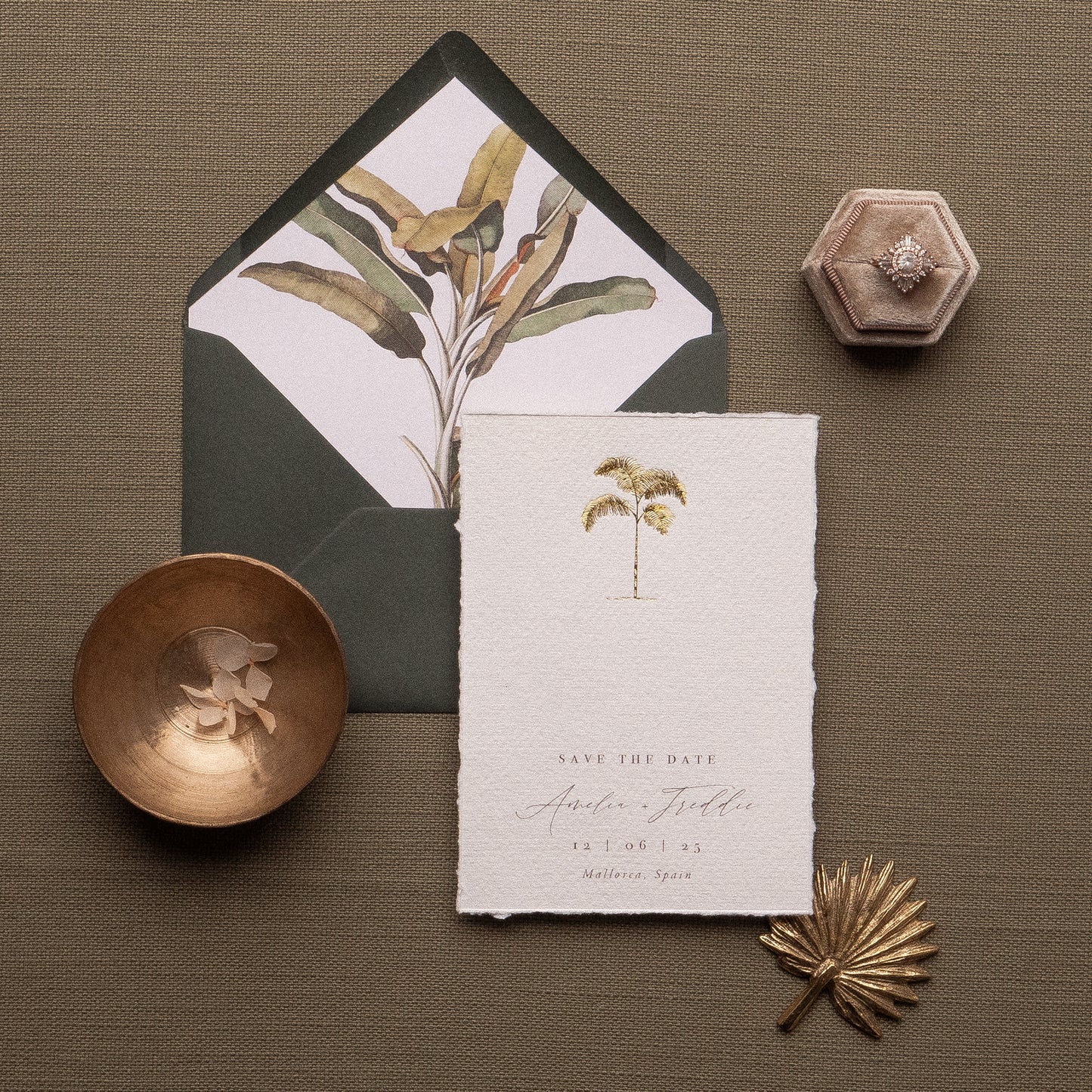 tropical save the dates