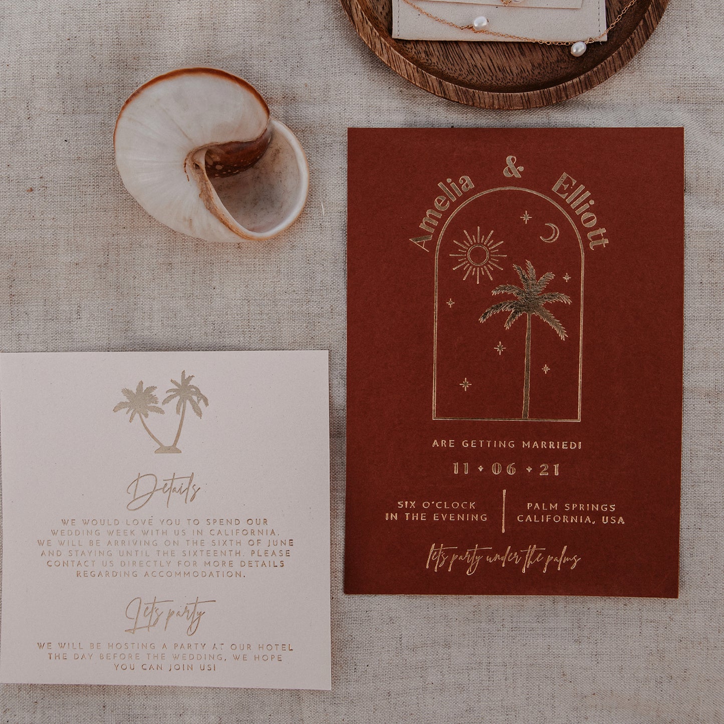 Arabian Nights Invitation