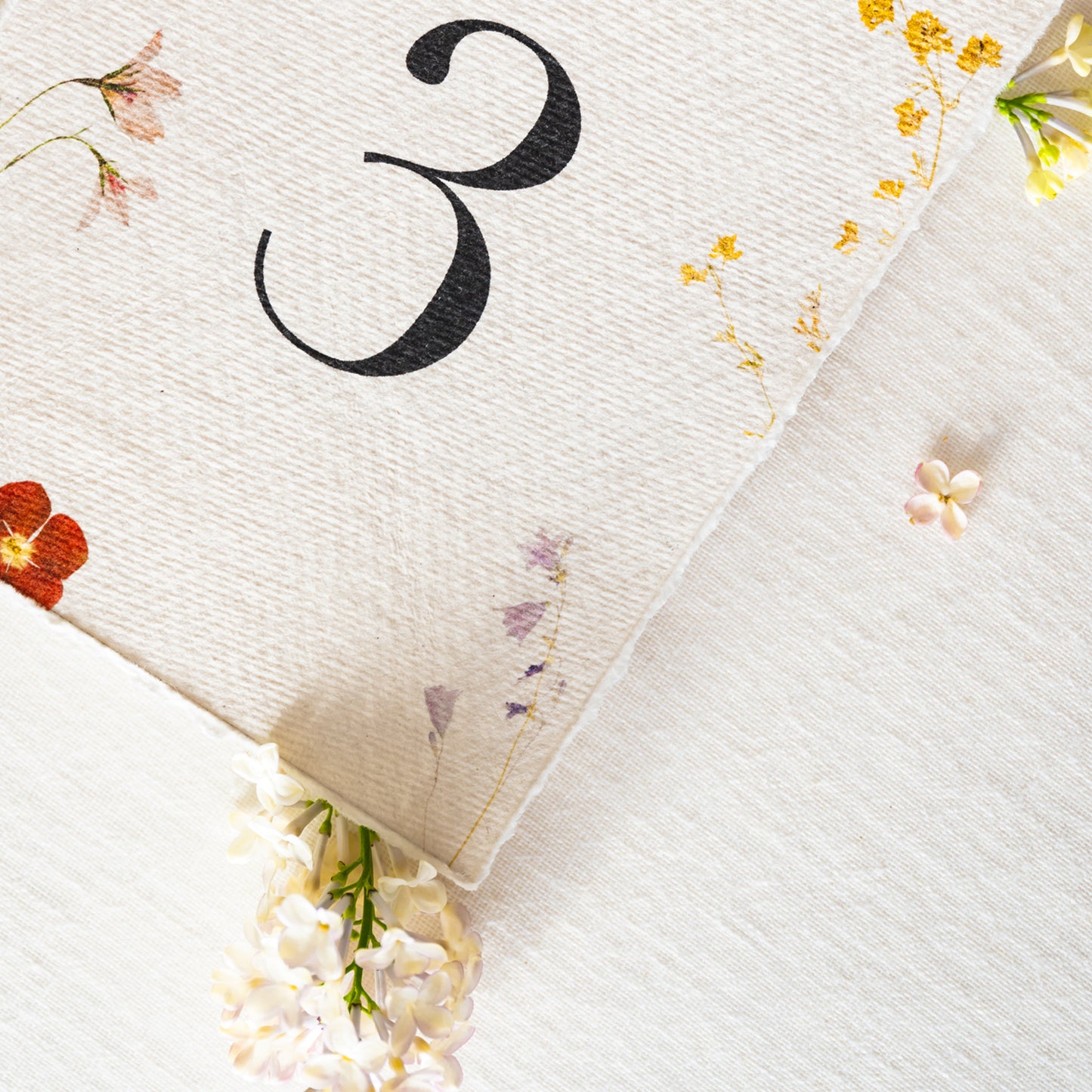 Boho Garden Table Number