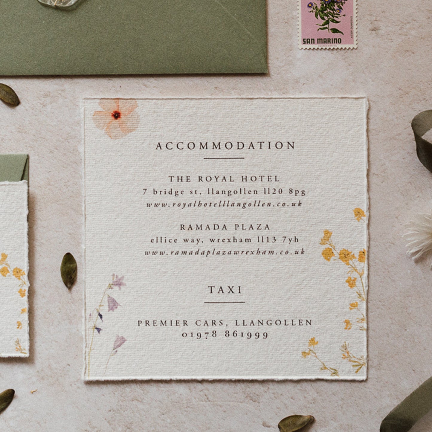 Boho Garden Details Card