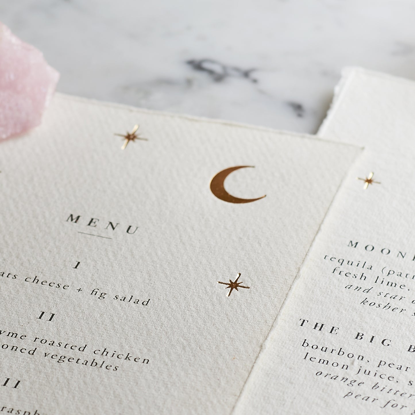 Moon & Stars Menu