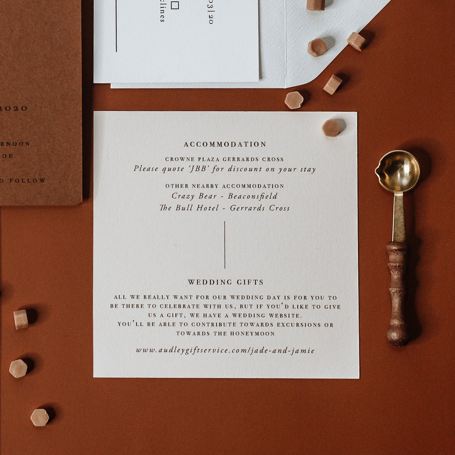 Modern Details Card