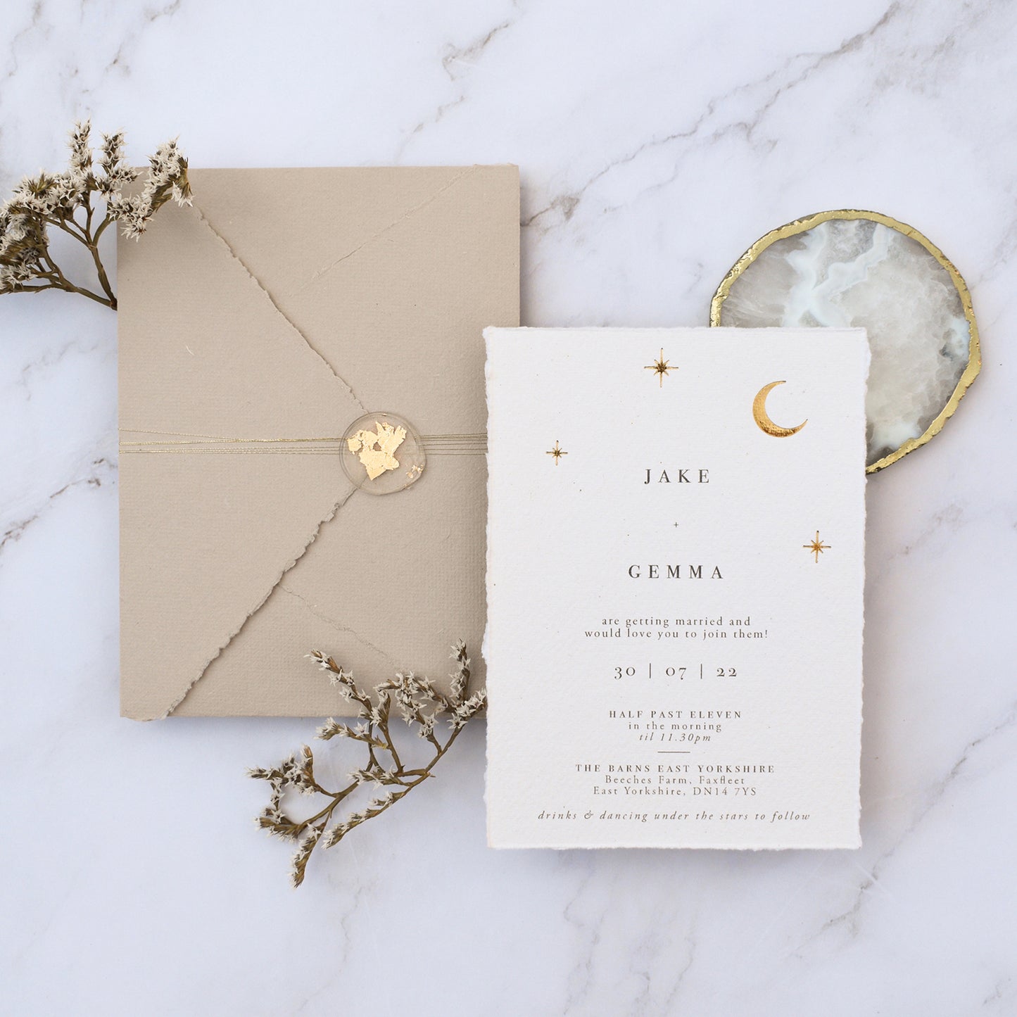 Gold Fleck Wax Seals