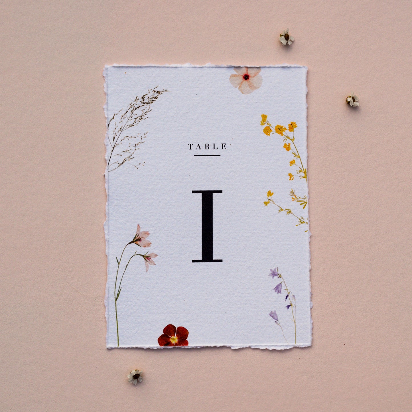 Boho Garden Table Number