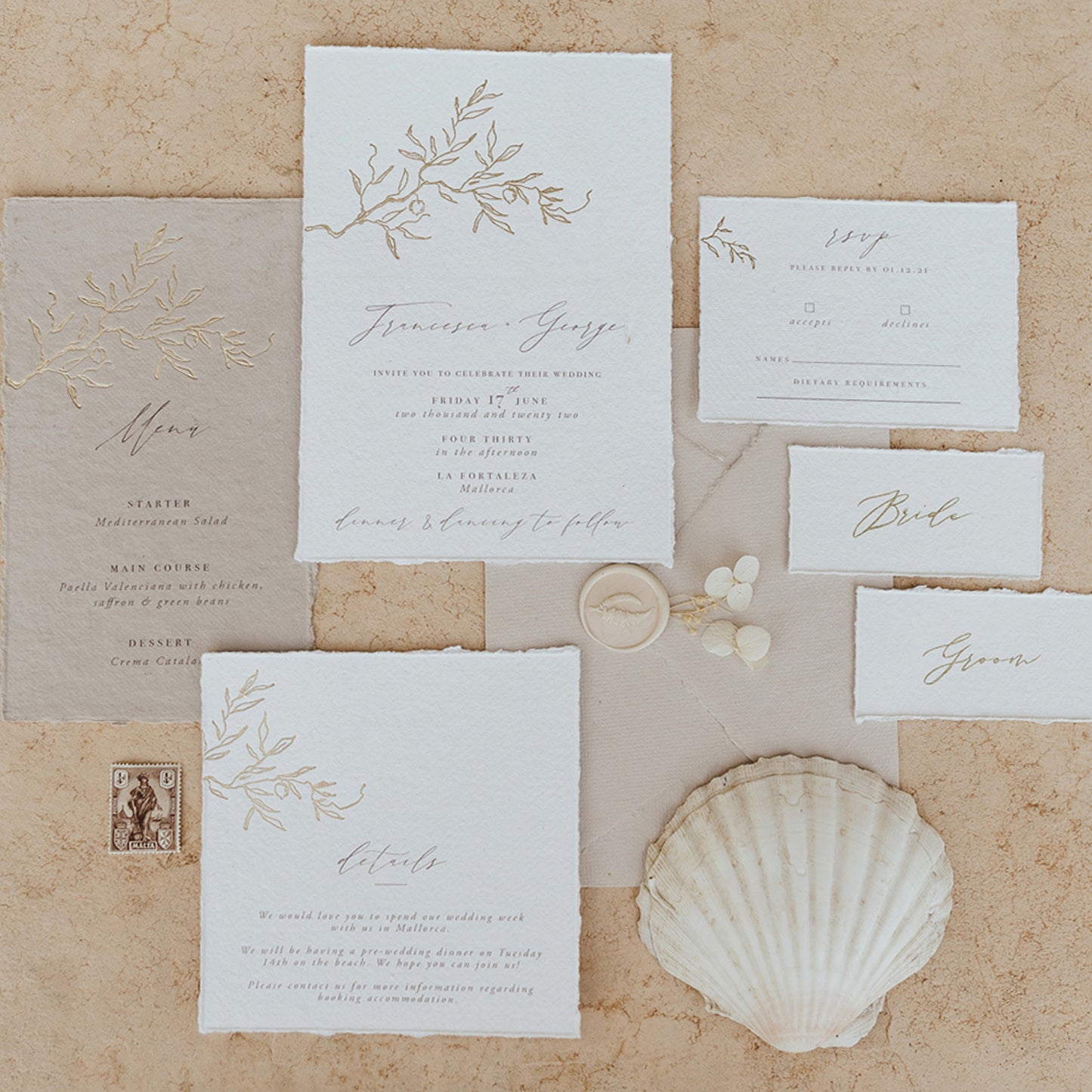 Oliviera Invitation