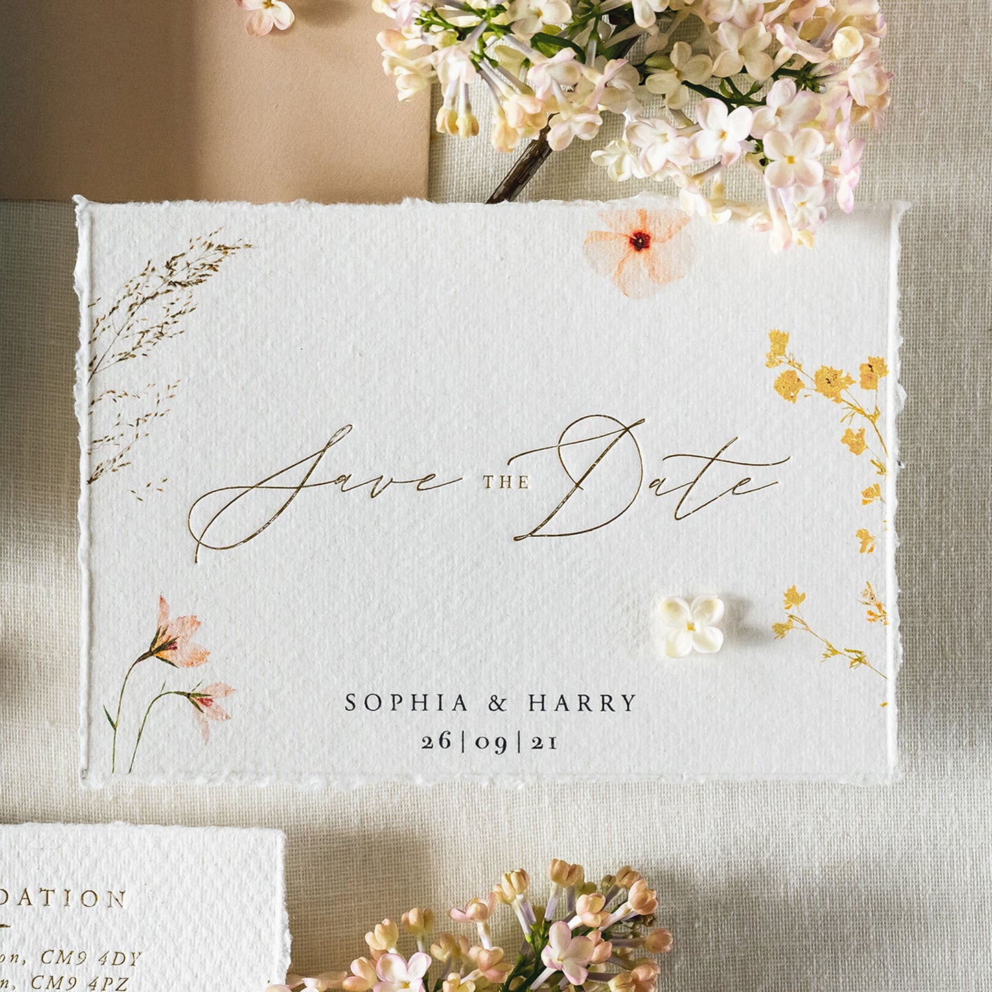 Boho Garden Save the Date