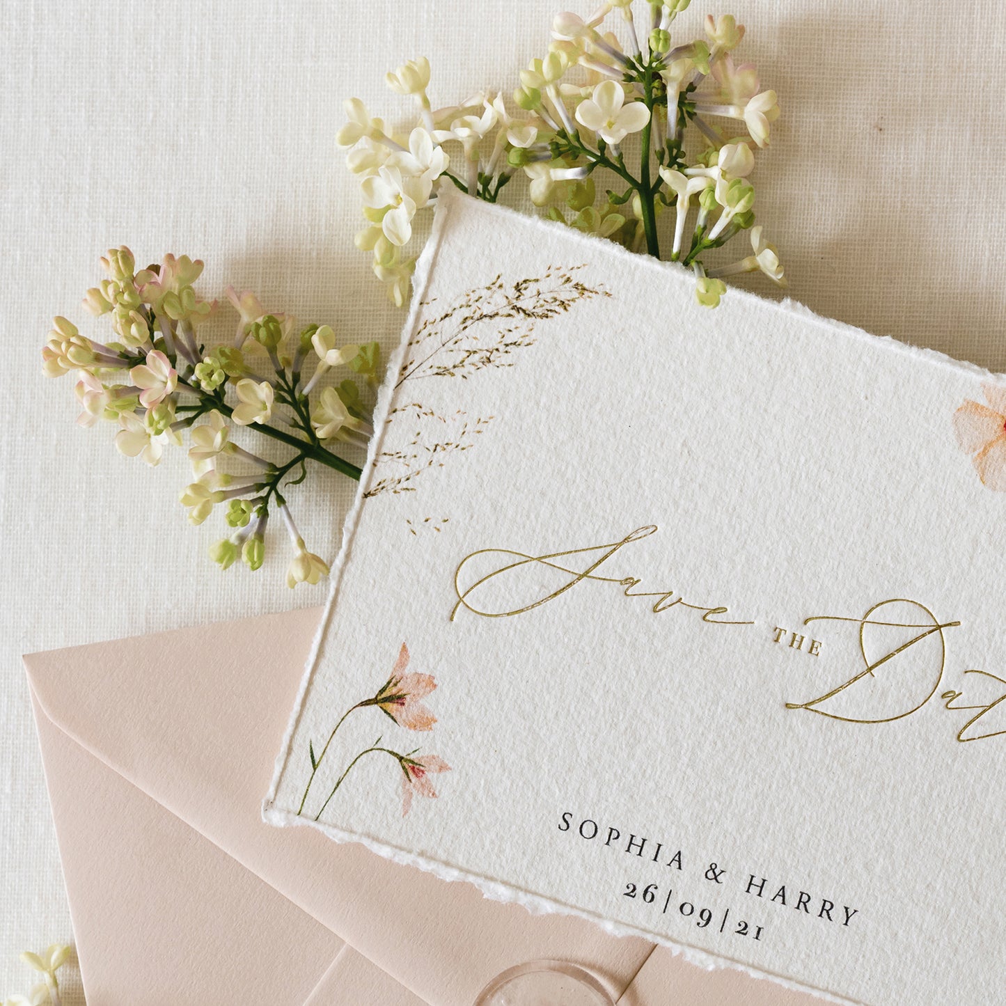 Boho Garden Save the Date