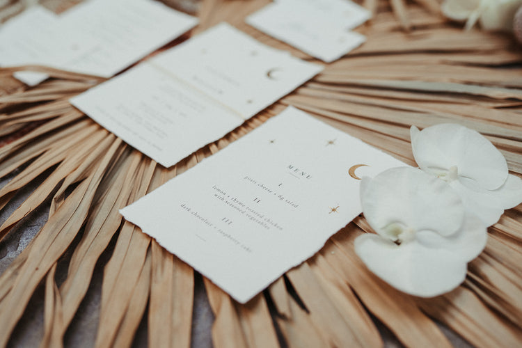 Wedding Menus