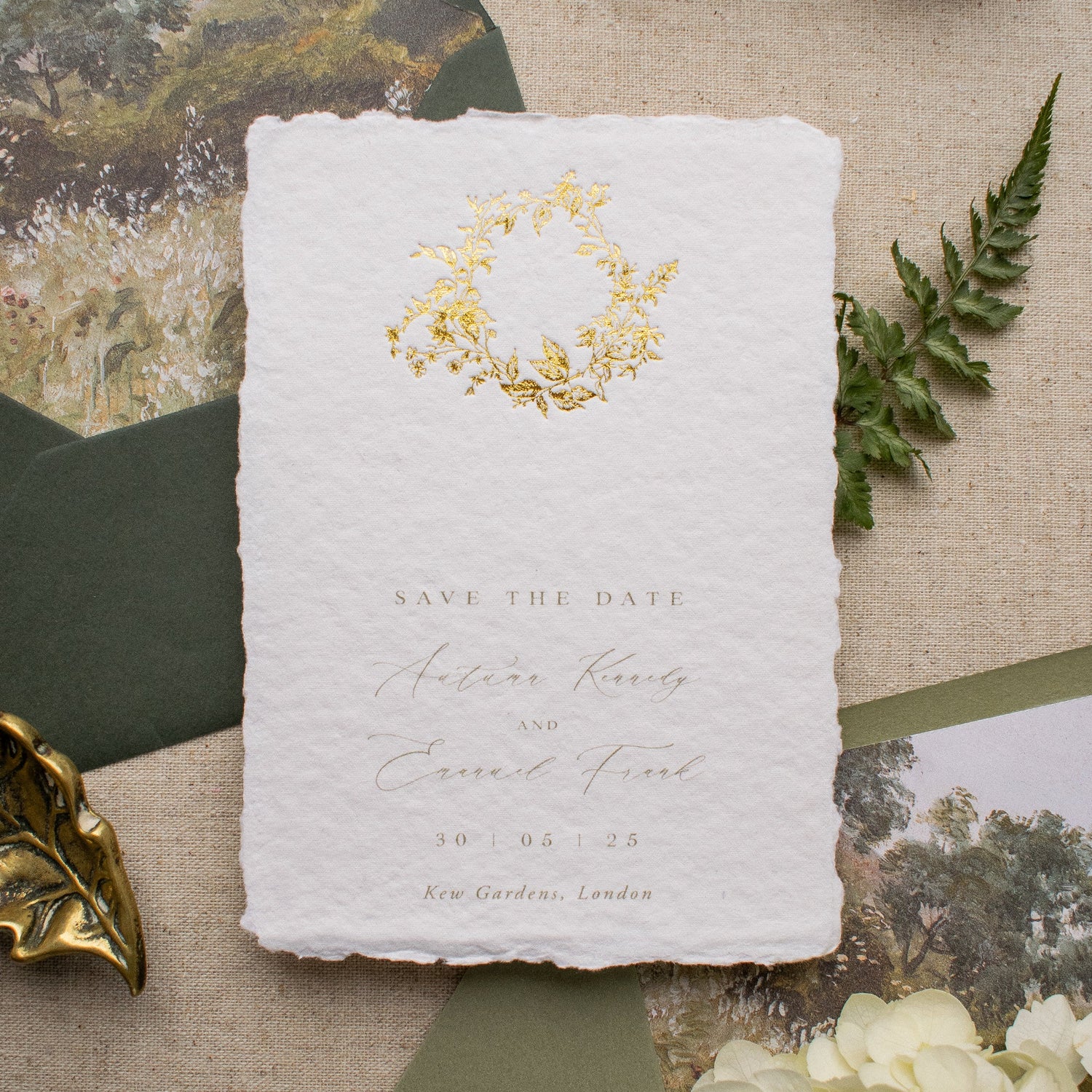 Floral Save the Dates