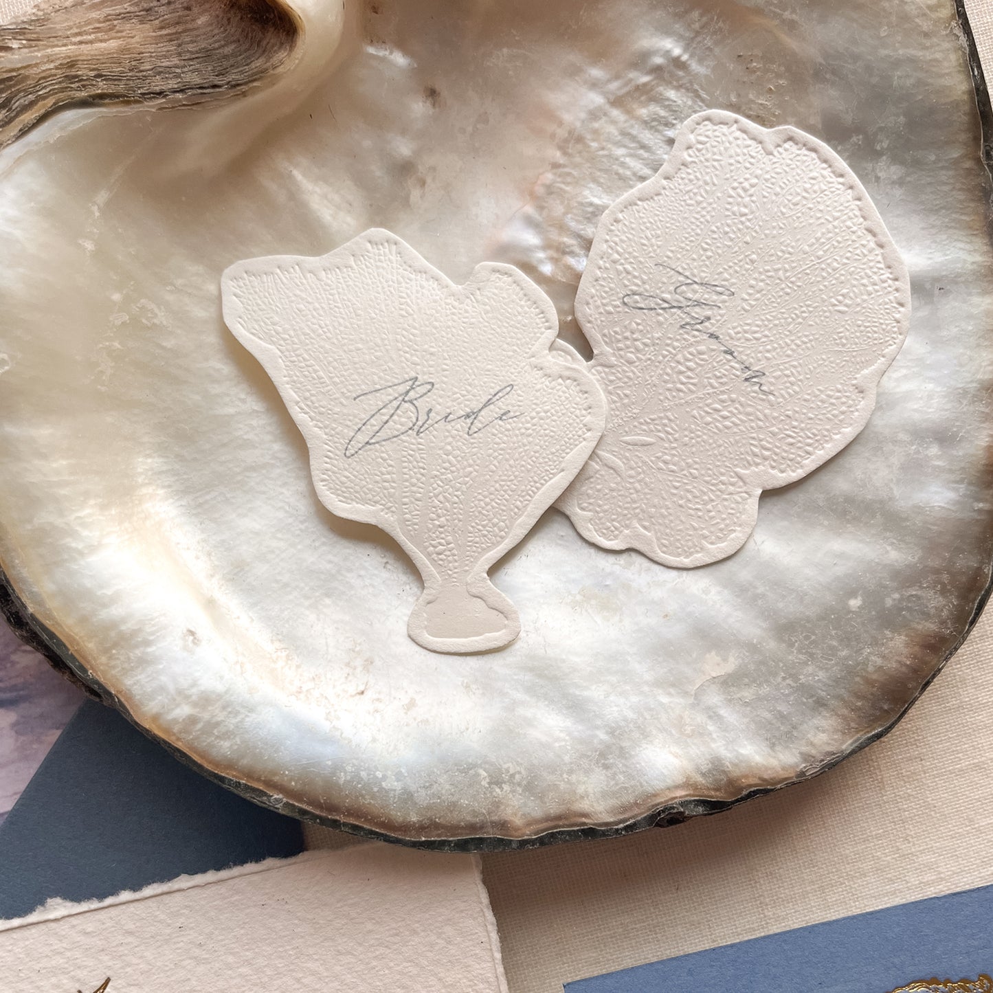 Coral Placecards