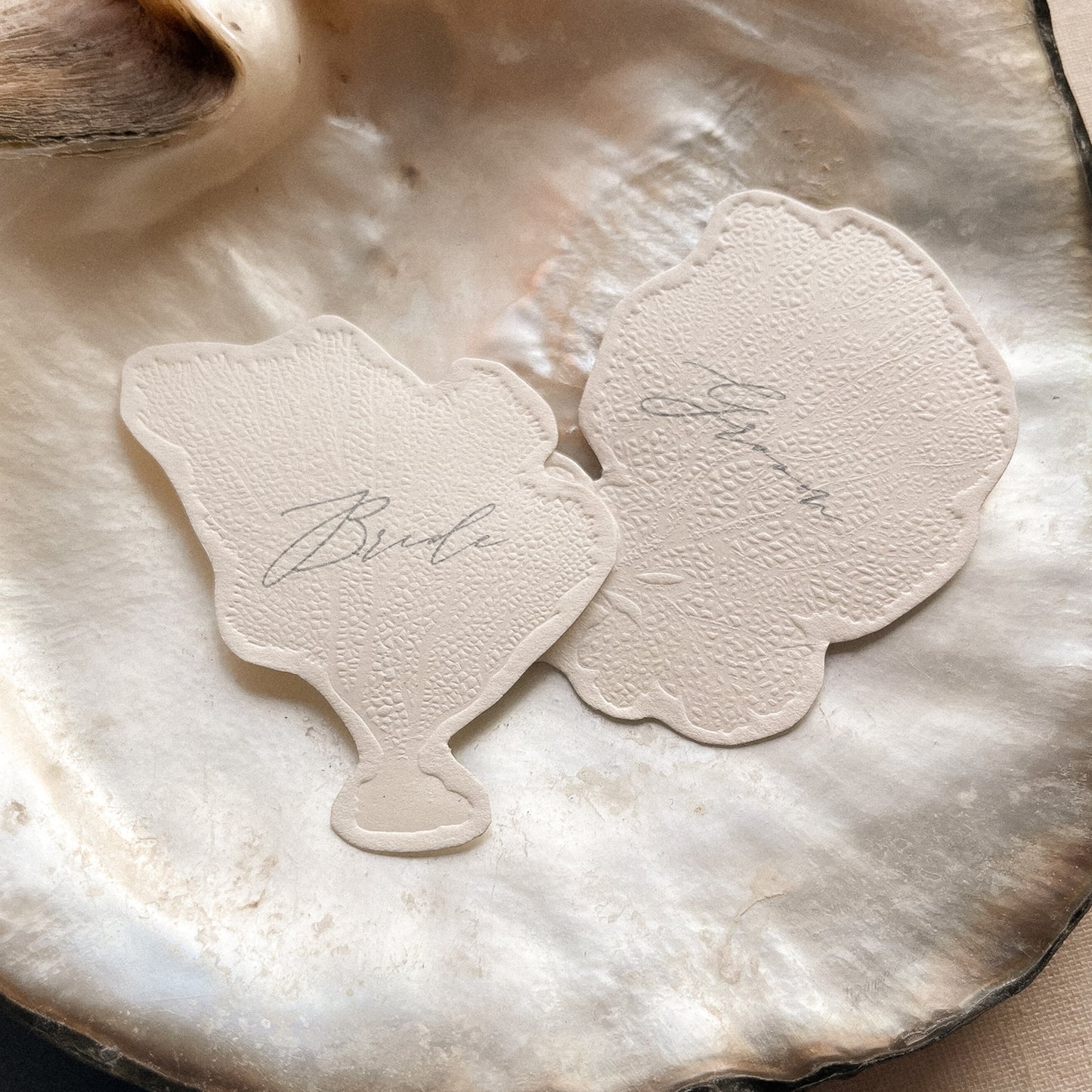 Coral Placecards