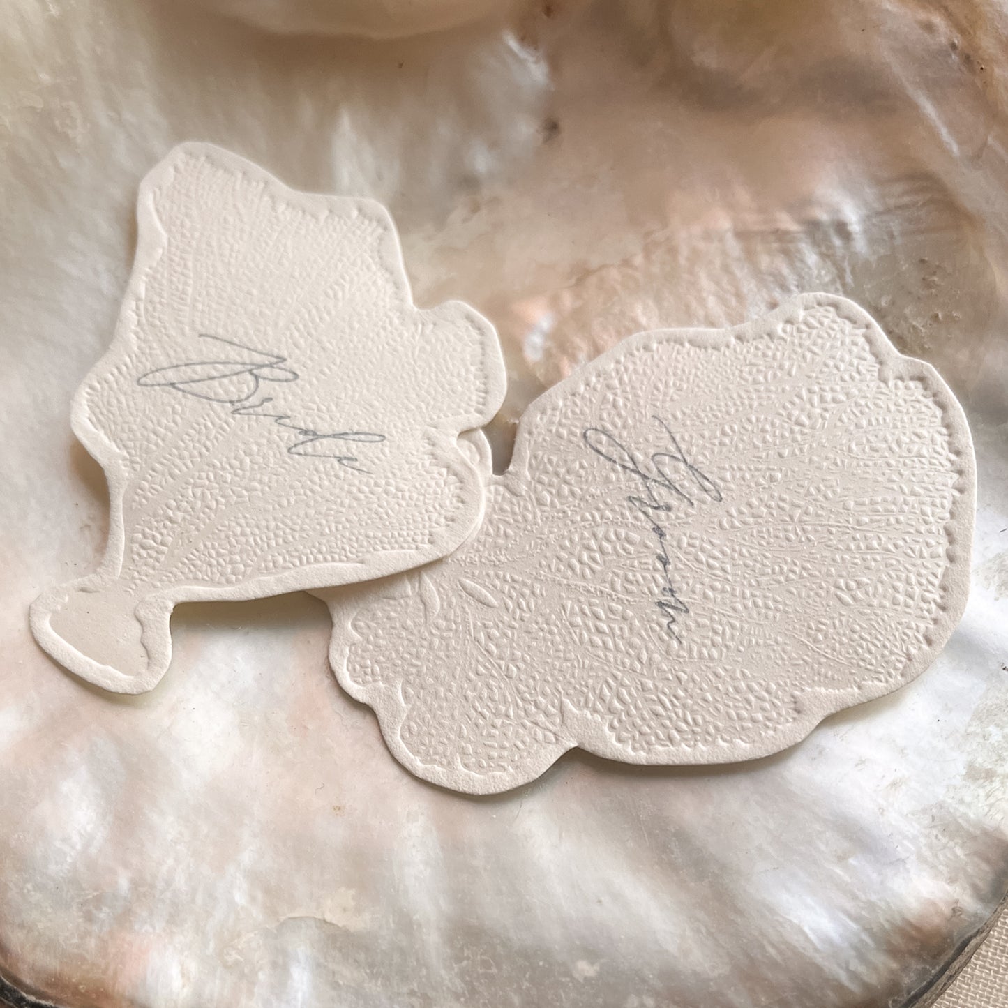 Coral Placecards