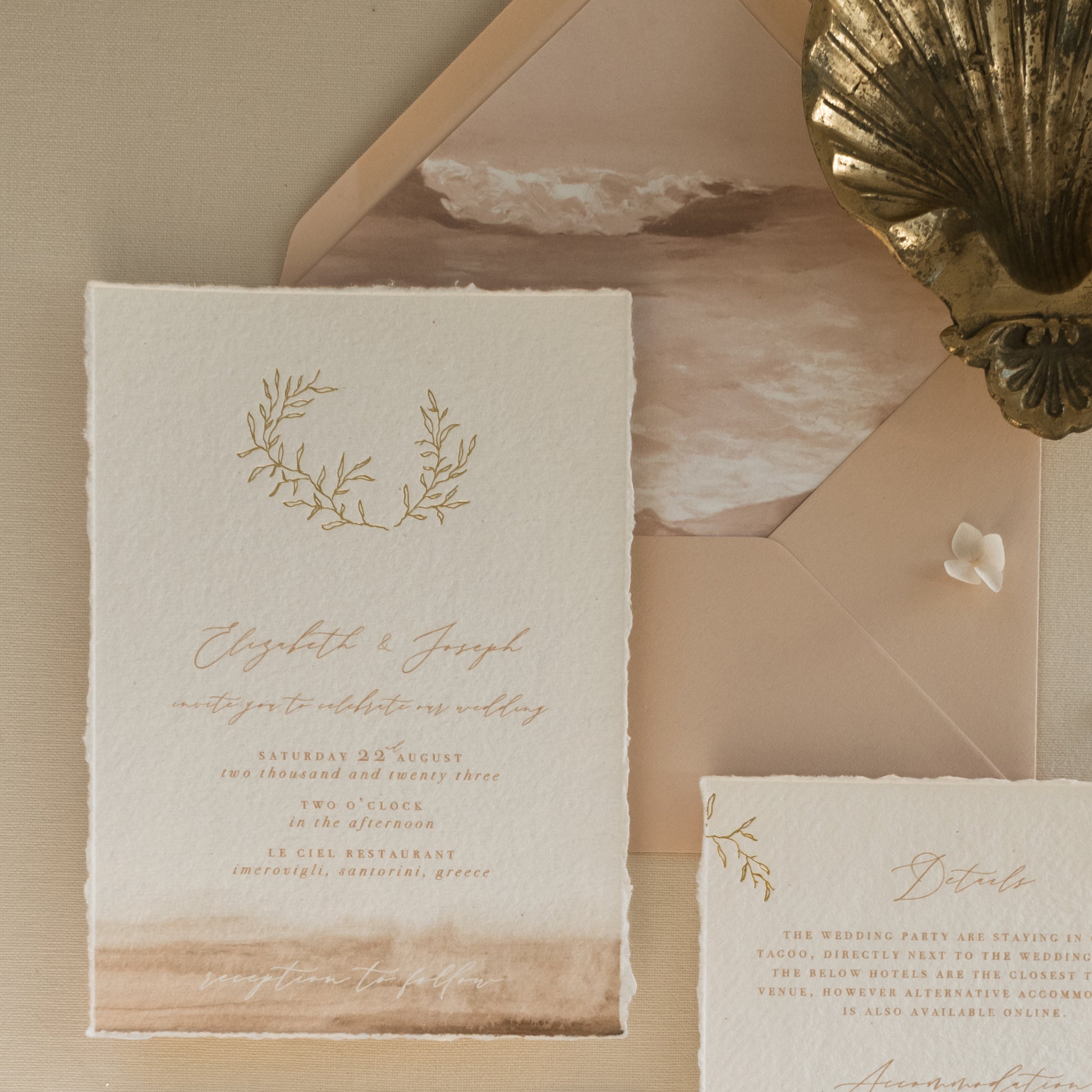 beach wedding invitations