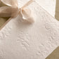 Floral Letterpress Vow Books