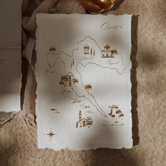 Destination Wedding Map