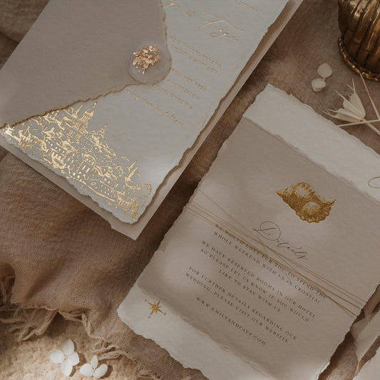 Destination Wedding Invitation Sample Suite