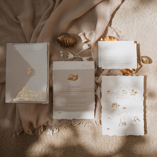 Destination Wedding Invitation Sample Suite