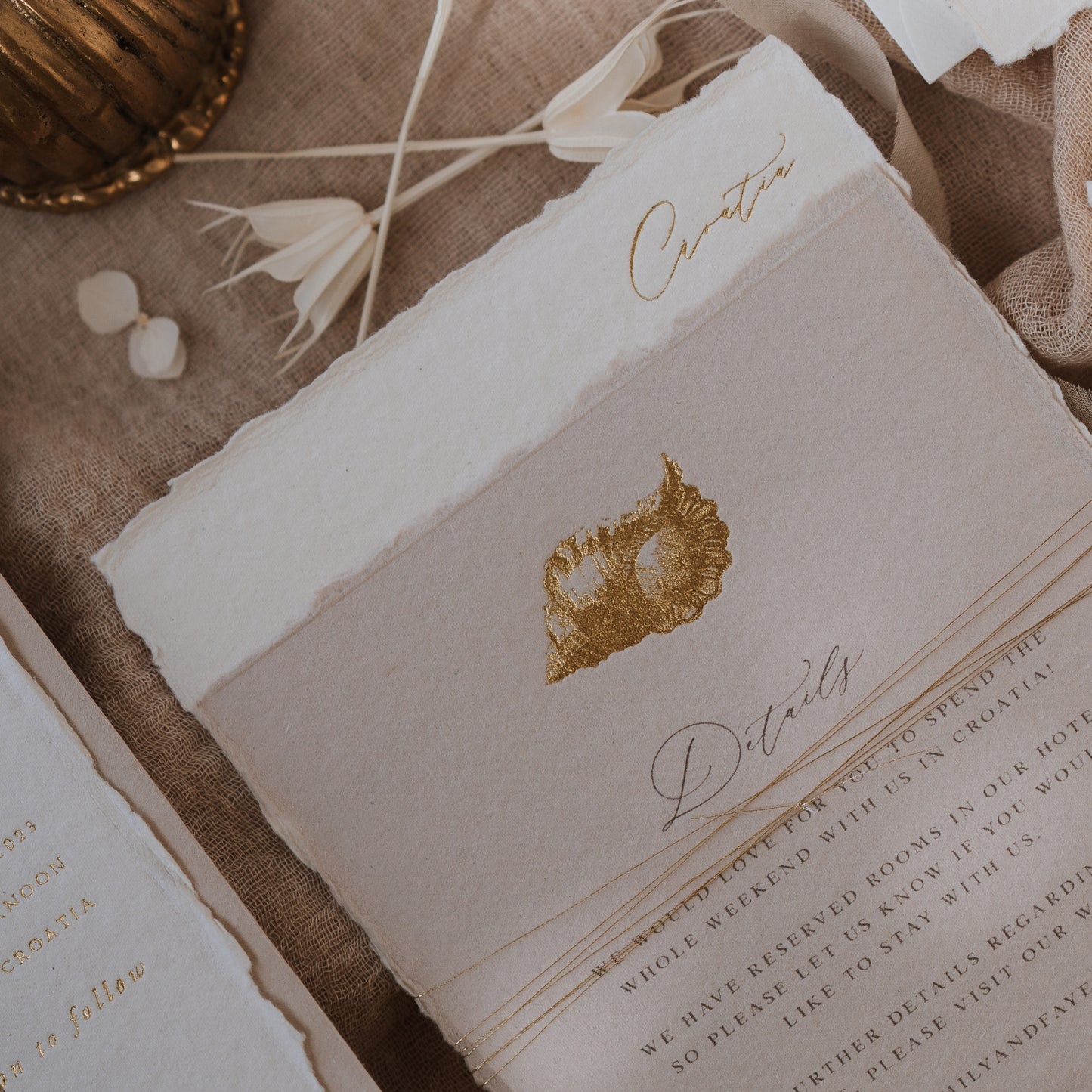 Destination Wedding Invitation Sample Suite