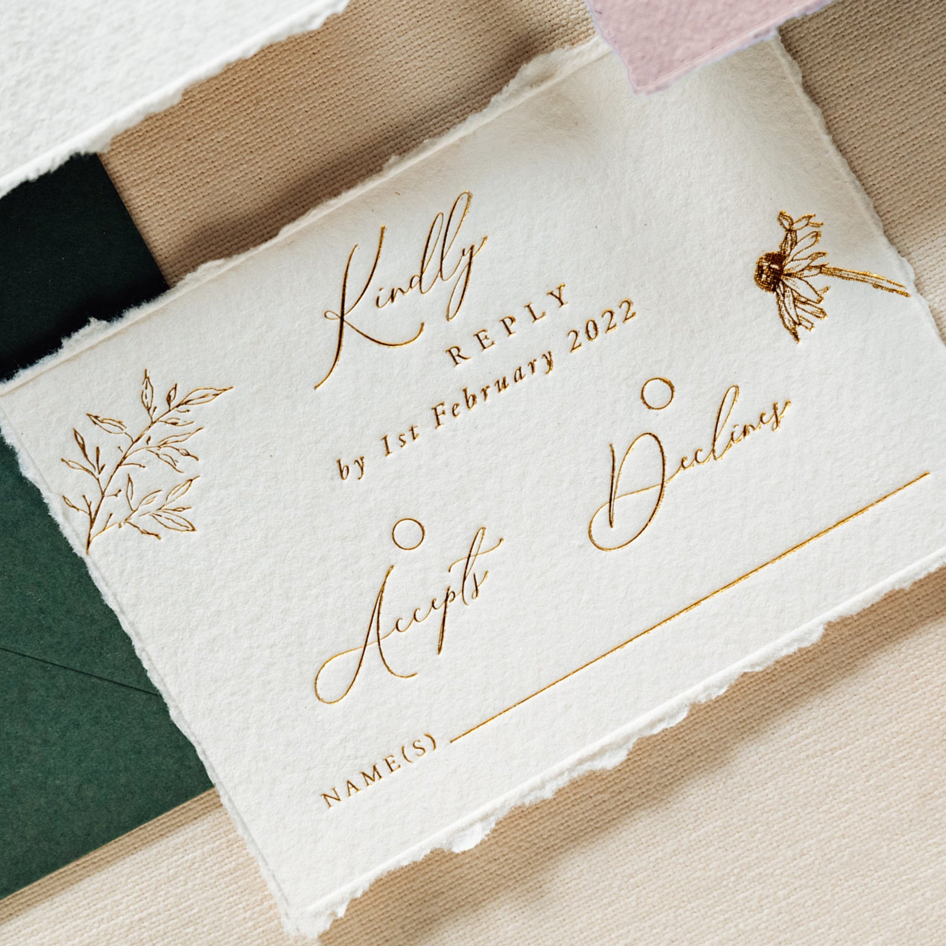 sage green wedding invites