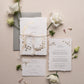 floral wedding invite