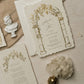 greek wedding invitation