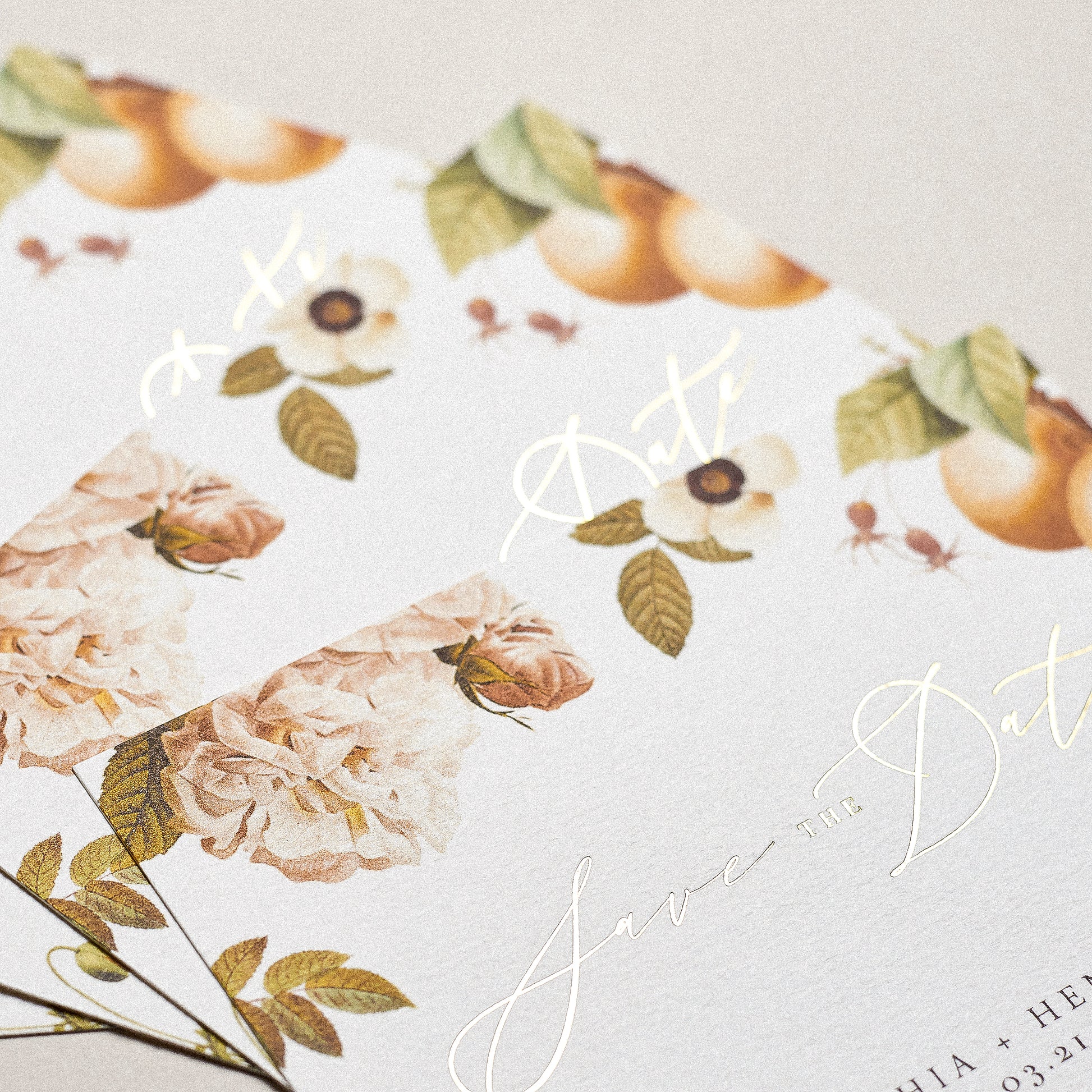 floral save the date