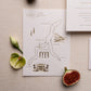bespoke wedding map cards printed in gold foil on thick luxe ivory card