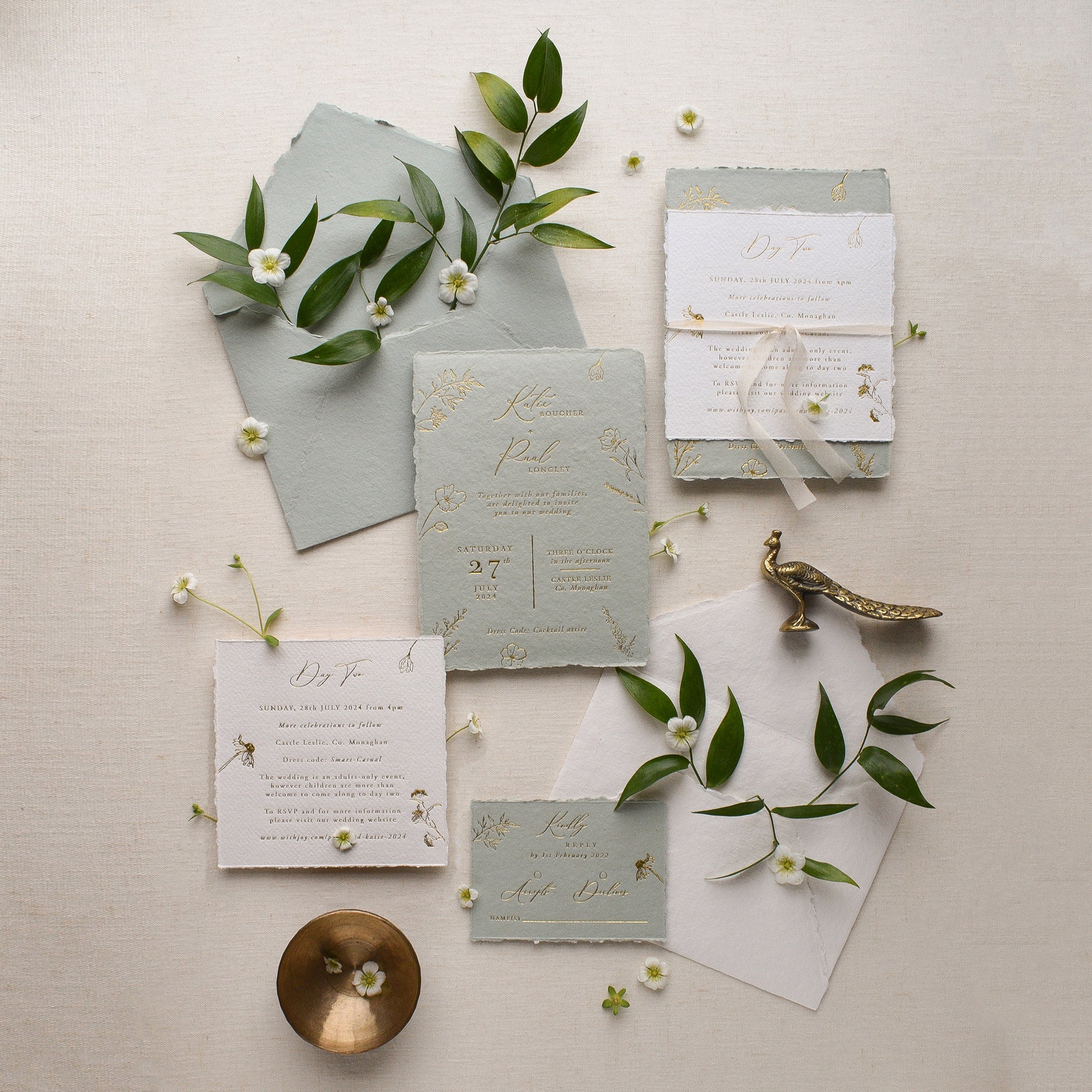Flora Sage Green Sample Full Suite Paige & Co Flora Sage Green Sample Full Suite Paige & Co