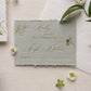 Flora Sage/Ivory RSVP Card with Return Envelope