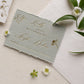 Flora Sage/Ivory RSVP Card with Return Envelope