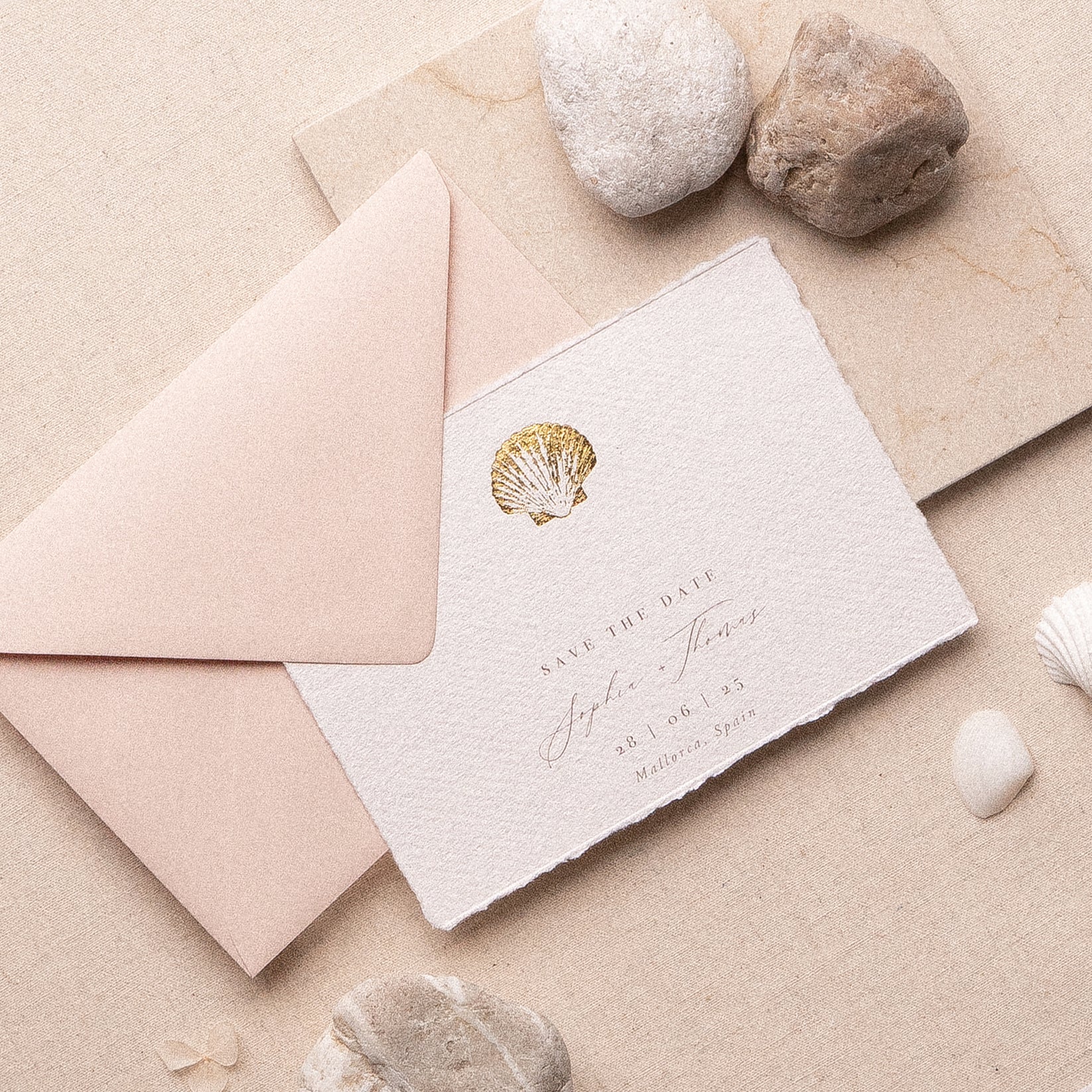 Shell Save the Dates – Paige & Co