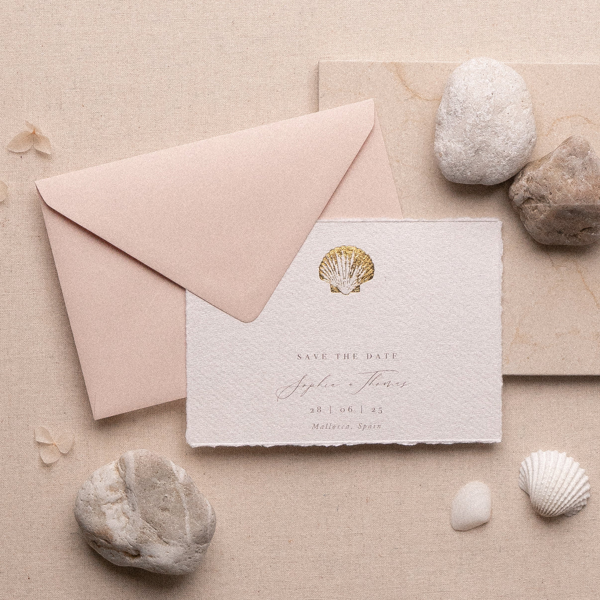 Shell Save the Dates – Paige & Co