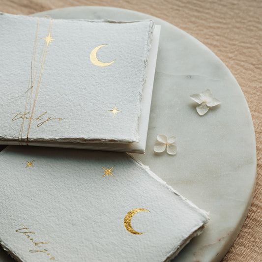 Moon & Stars Thank You Cards