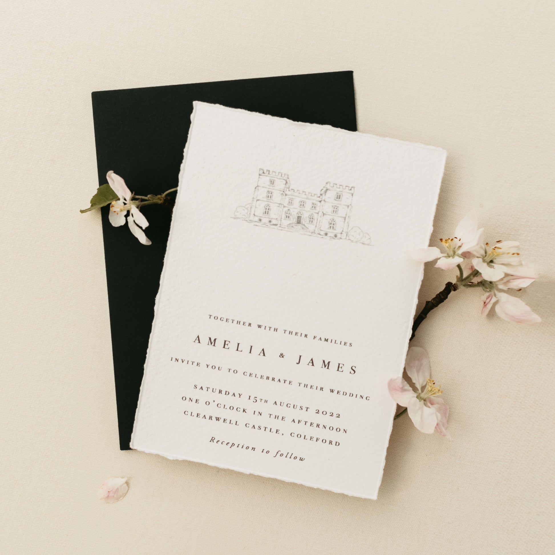 wedding venue invite
