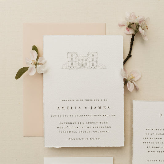 wedding venue invite