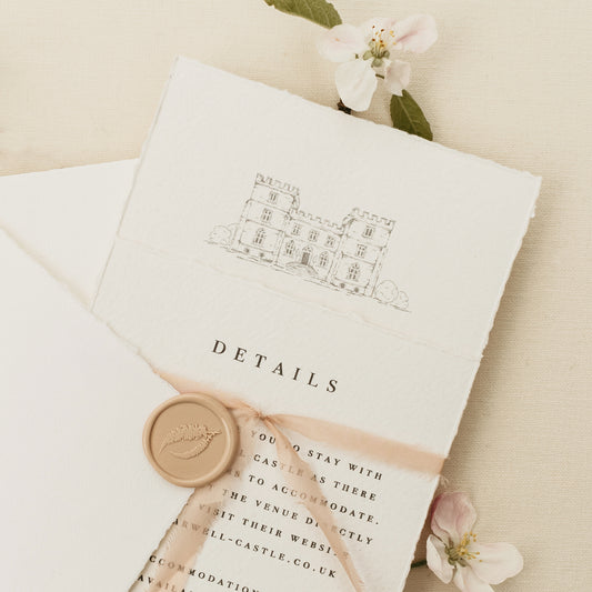 wedding venue invite