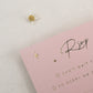 Arabian Nights RSVP Card with Return Envelope