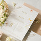 Boho Garden Gold Invitation