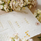 Boho Garden Gold Invitation