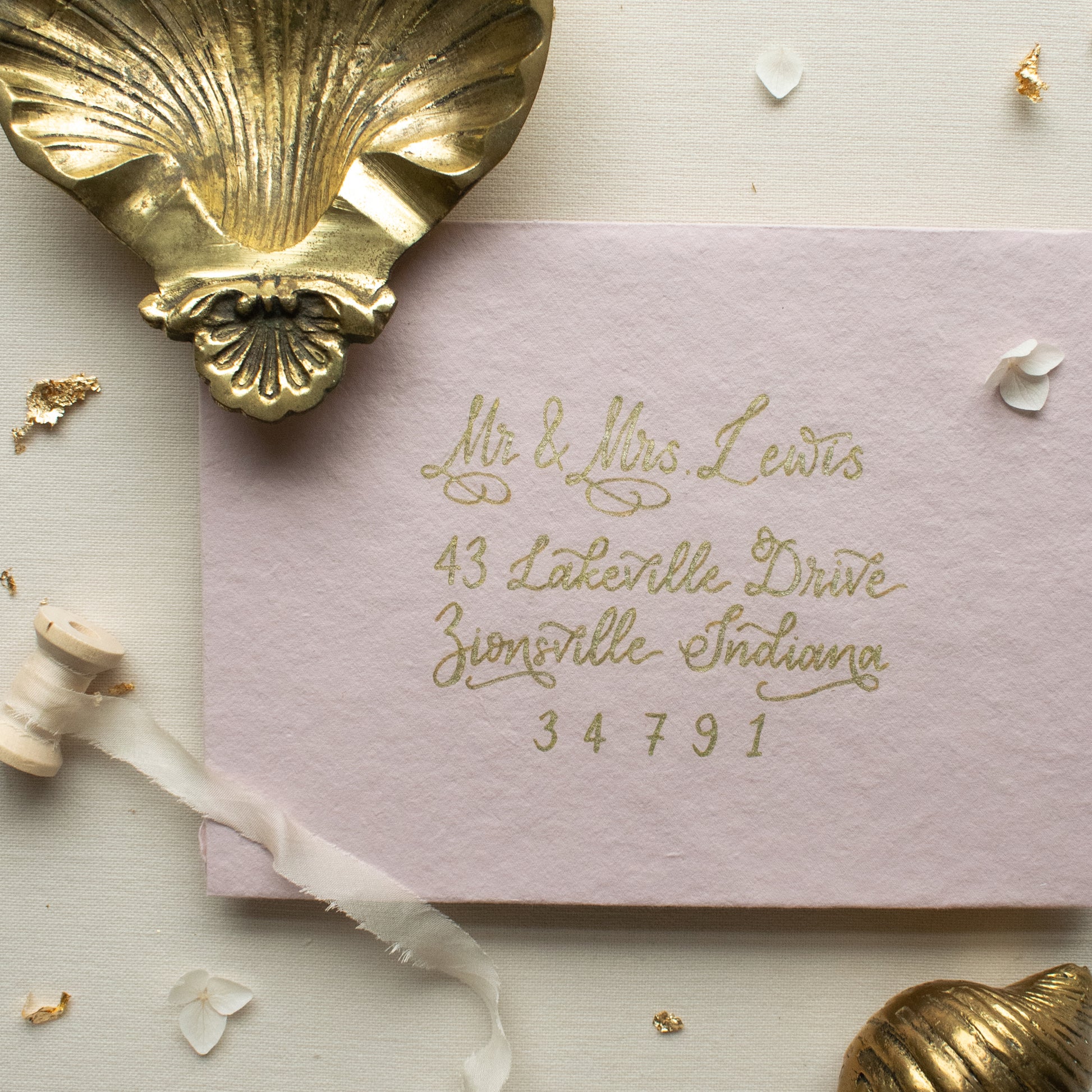 Wedding envelope calligraphy 60 photos - Vianawedding.com