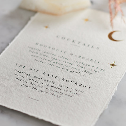 Moon & Stars Cocktail Menu