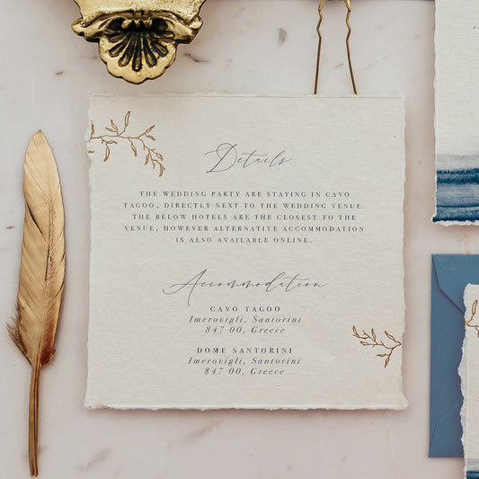 Santorini Details Card