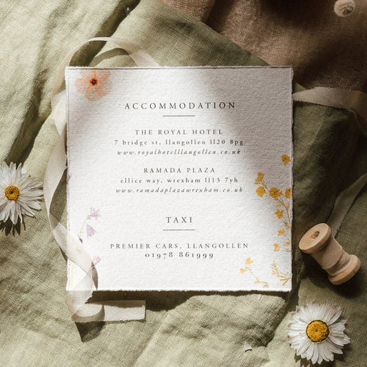 Boho Garden Details Card