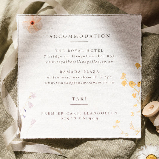 Boho Garden Details Card