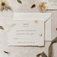 Boho Garden Wildflower RSVP Card with Return Envelope