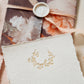 vellum wedding invite