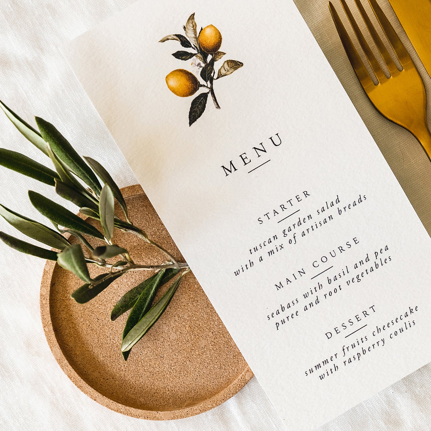 Lemon Menu Lemon Menu – Paige & Co