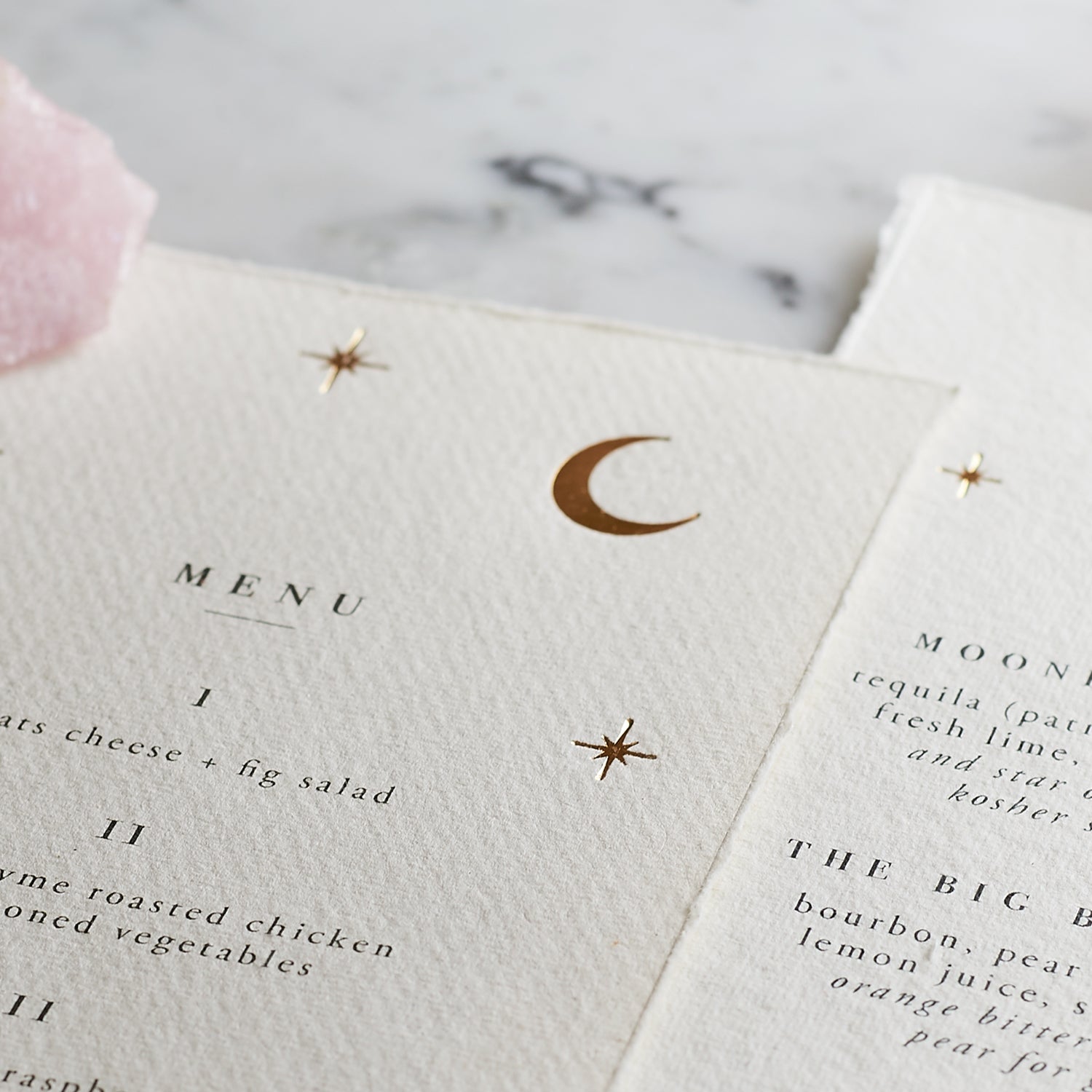 Moon & Stars Menu – Paige & Co